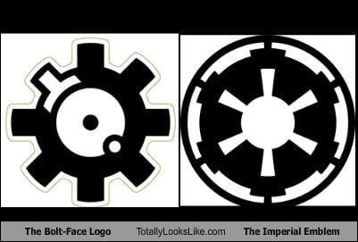 Bolt Face Logo - The Bolt Face Logo Totally Looks Like The Imperial Emblem