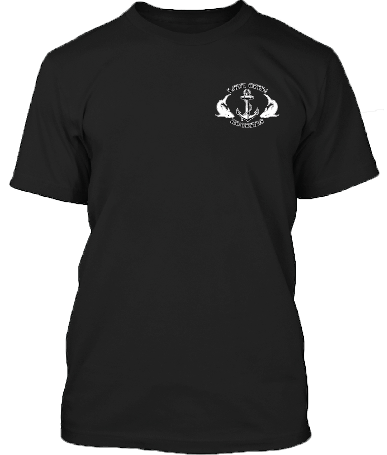 Mako Shark Logo - Black W.O.H. Mako Shark Logo Shirt - Wide Open Hookers Clothing