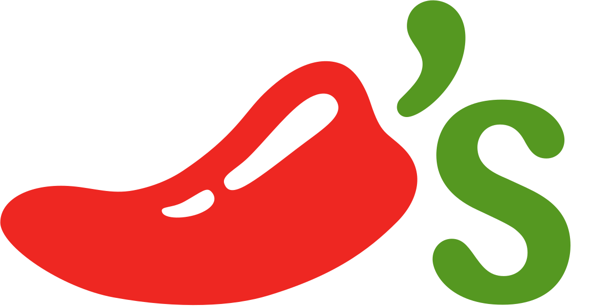 White with Red S Logo - Chili's