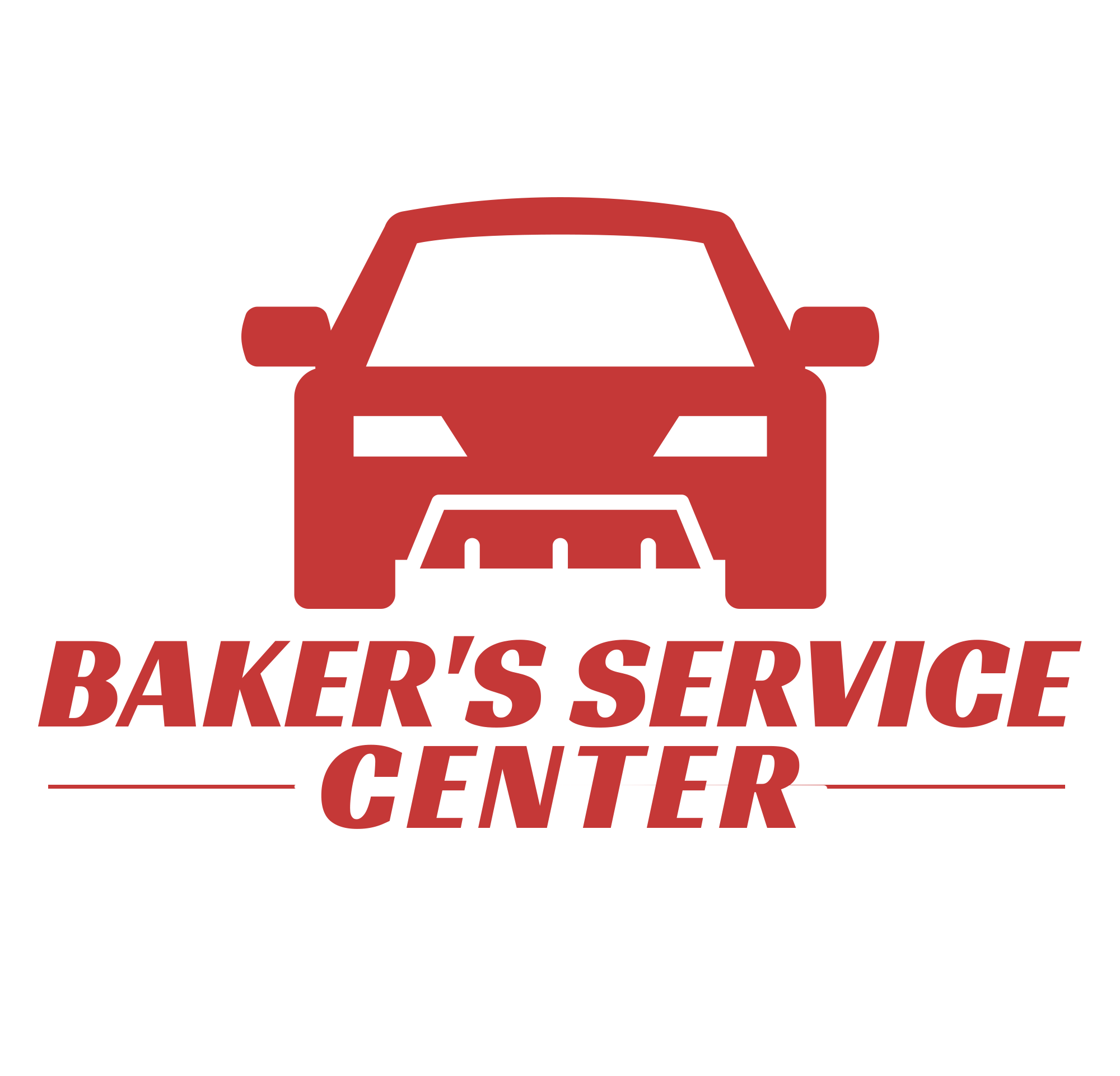 Automotive Service Center Logo - Baker's Service Center: Bangor, ME: Gas Station, Auto Mechanic ...