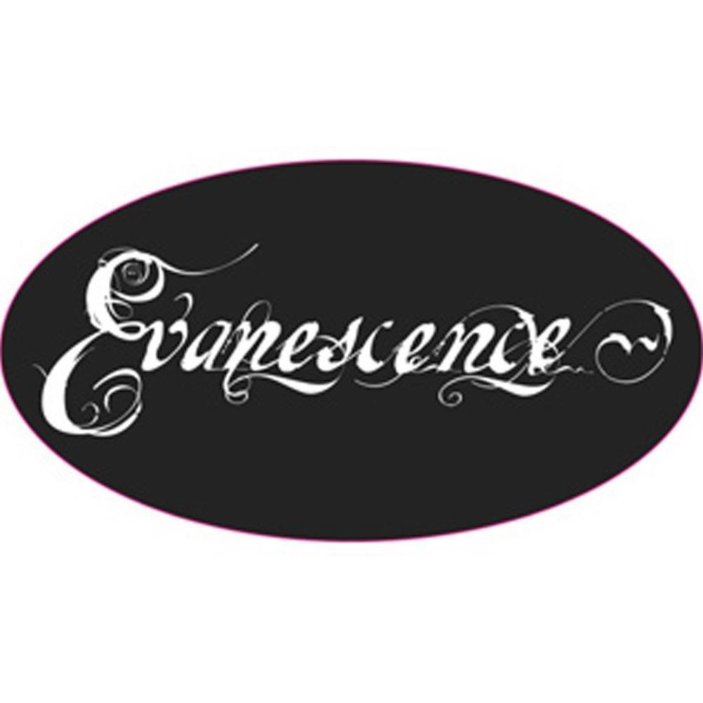 Oval Swirl Logo - Evanescence Swirl Logo Sticker – RockMerch