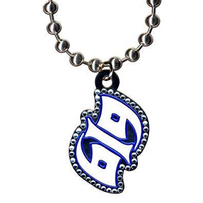 White Letters Logo - WWE Rey Mysterio 619 White Letters Logo Pendant Necklace