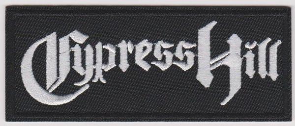 White Letters Logo - Cypress Hill Iron-On Patch White Letters Logo – Rock Band Patches