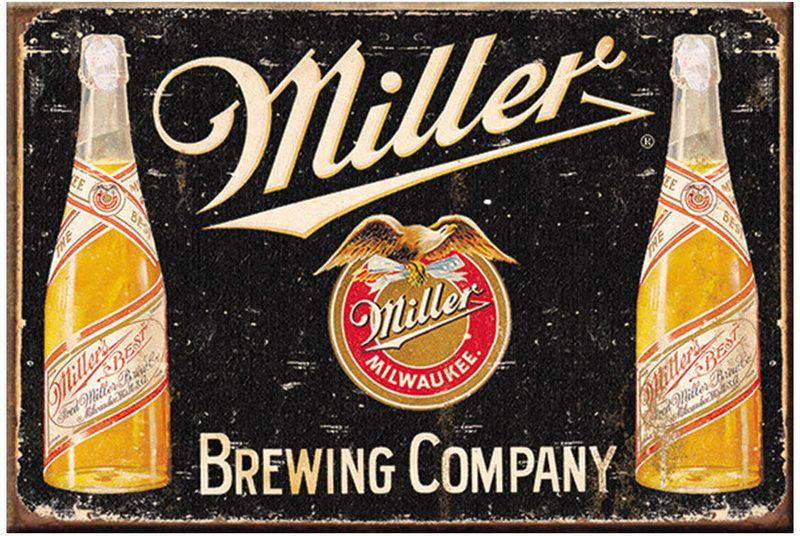 Vintage Miller Logo - Miller Brewing Company Vintage Logo Magnet
