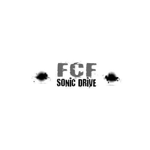 Sonic Drive in Black and White Logo - FCF Sonic Drive Rock Band Logo Decal