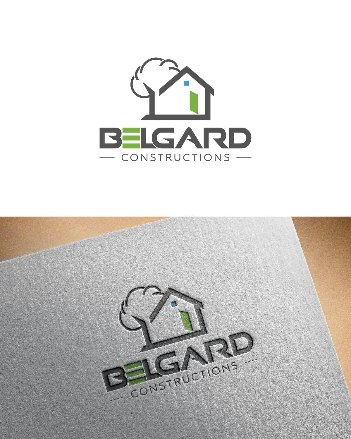 Residential Construction Company Logo - Construction Logo Design for Belgard Constructions by dzine studios ...