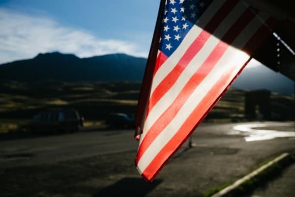 American Flag Sun Logo - American Flag is America's Logo & Symbol of Independence