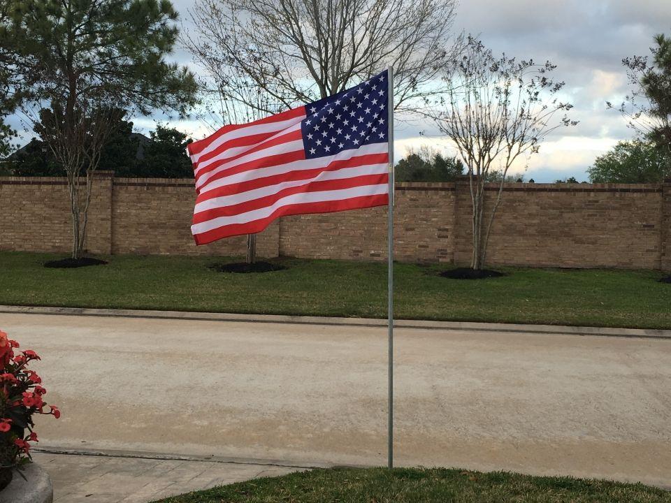American Flag Sun Logo - Phillip's Flags | Katy, TX - 3′ x 5′ Annin SUN-GLO® Nylon American Flag