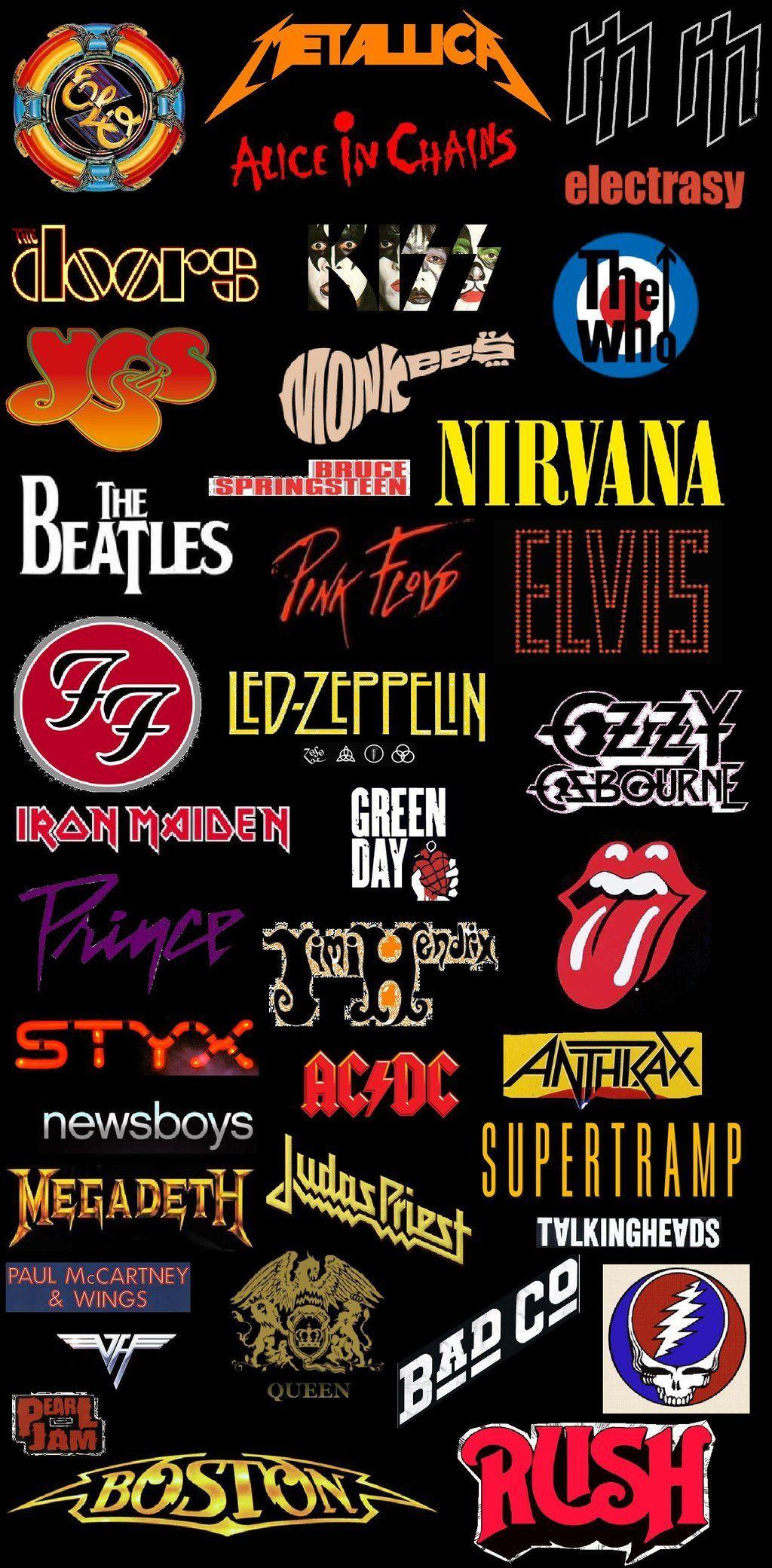 Rock and Metal Band Logo - classic rock art | Classic Rock Revolution Logos Stocking Stride by ...