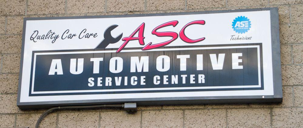 Automotive Service Center Logo - ASC Automotive Service Center - expert auto repair and oil changes ...
