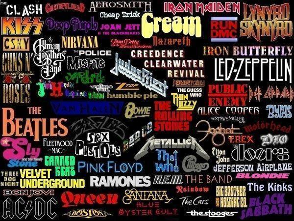Classic Rock Band Logo - rock music art. Classic Rock Band Logos Rock Fan Art