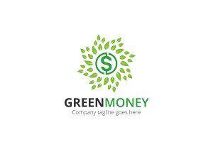 Green Money Logo - Money Transfer Logo Logo Templates Creative Market