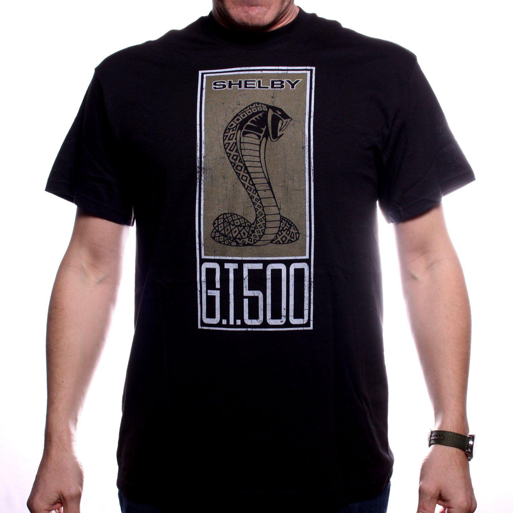 Old Shelby Logo - Shelby T shirt GT500 Cobra Logo