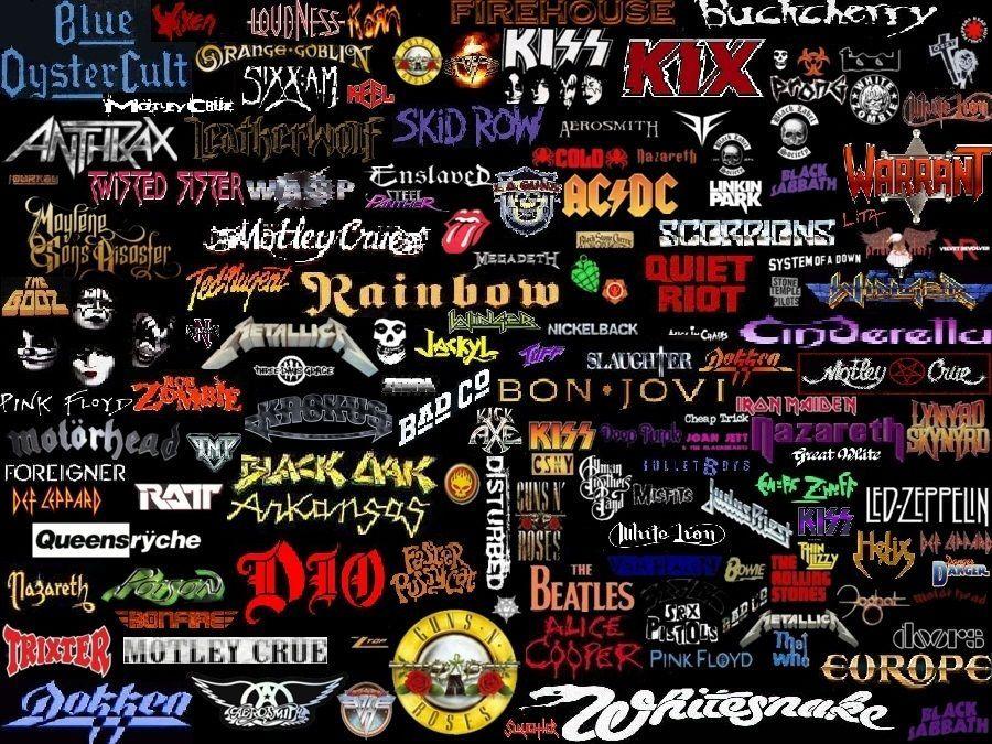 Classic Rock Band Logo - classic rock bands waves. Rock, 80s rock