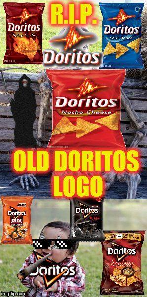 Doritos Old Logo - I know this is old news, but I'm still crying - Imgflip