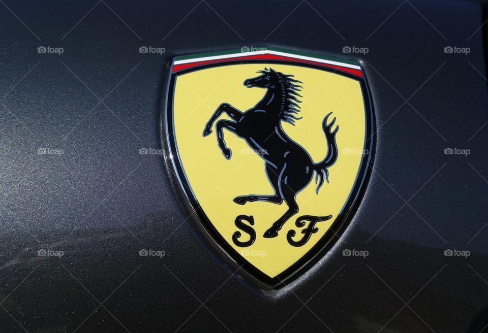 Italian Luxury Sports Car Logo - Foap.com: Ferrari Italian luxury sports car. stock photo by lia.gibson