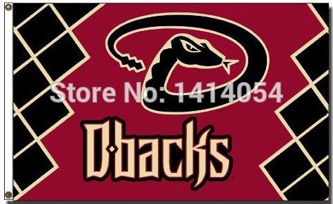 Diamondbacks Logo - Arizona Diamondbacks logo Flag 150X90CM MLB 3X5 FT Banner 100D