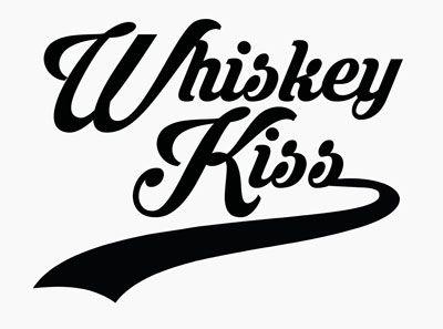 Black and White Kiss Logo - Whiskey Kiss Logo. Pikes Peak Hot Rod Rock & Rumble 2018. Sept 21 & 22