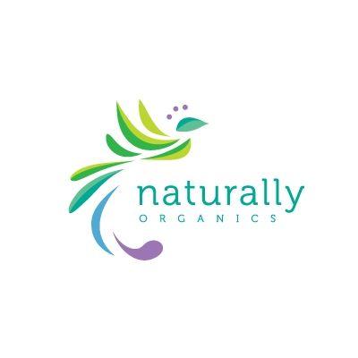 Natural Bird Logo - Organic Natural Bird Logo Colourful. Design & Identity