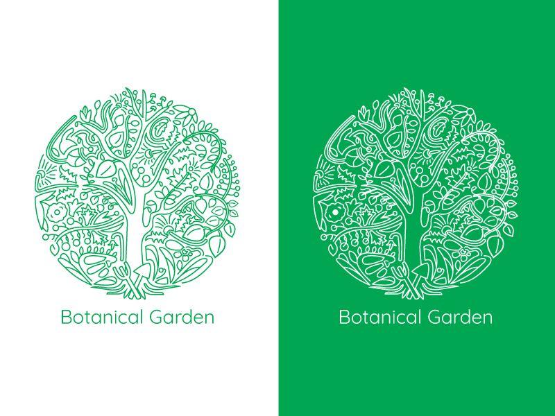Garden Circle Logo - Botanical Garden by Marina Jezidžić