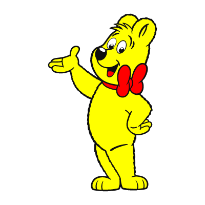 Yellow Bear Logo - Haribo bear vector logo