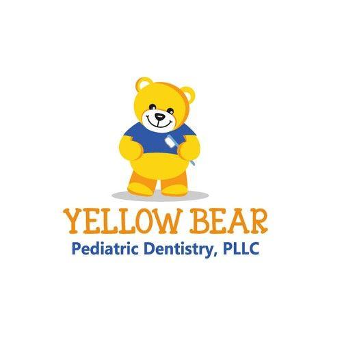 Yellow Bear Logo - Create a logo for Yellow Bear Pediatric Dentistry | Logo design contest