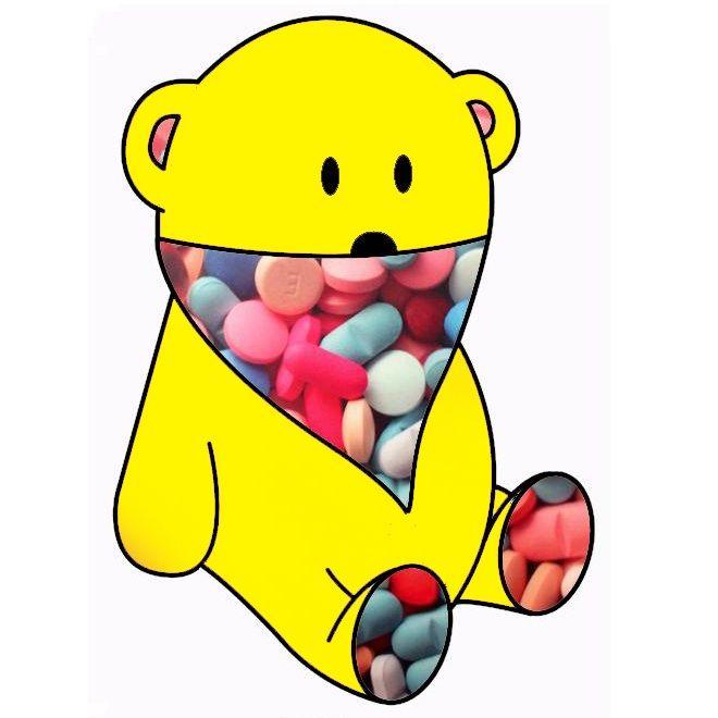 Yellow Bear Logo - yellow bear & pills bandana | bear logos | Pinterest | Bear logo and ...