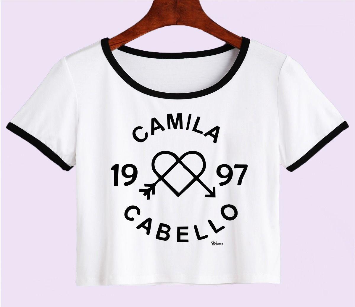 Camila Cabello Logo - Remera Corta Camila Cabello Mujer Logo - $ 350,00 en Mercado Libre