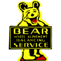 Yellow Bear Logo - Bear Wheel Alignment Logo Vector (.AI) Free Download