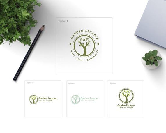 Garden Circle Logo - Tree Logo Garden Logo Charity Logo Non Profit Logo Design | Etsy
