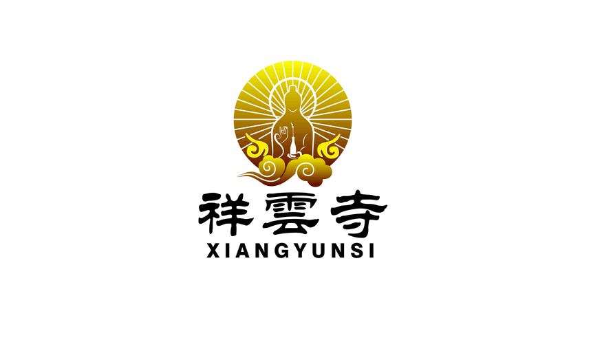 Buddhism Logo - Xiang Yun Si' Buddhist monasteries Logo-Chinese Logo design | Free ...