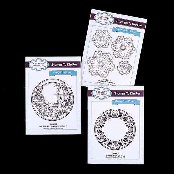 Garden Circle Logo - Creative Expressions Stamps To Die For Set Flower, My
