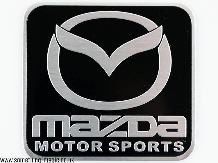 Mazda Motorsports Logo - Your Badges