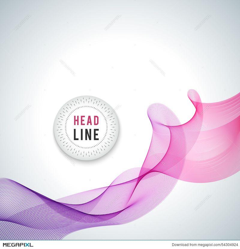 White with Purple Wave Logo - Abstract Purple Wave On White Background Illustration 54304924