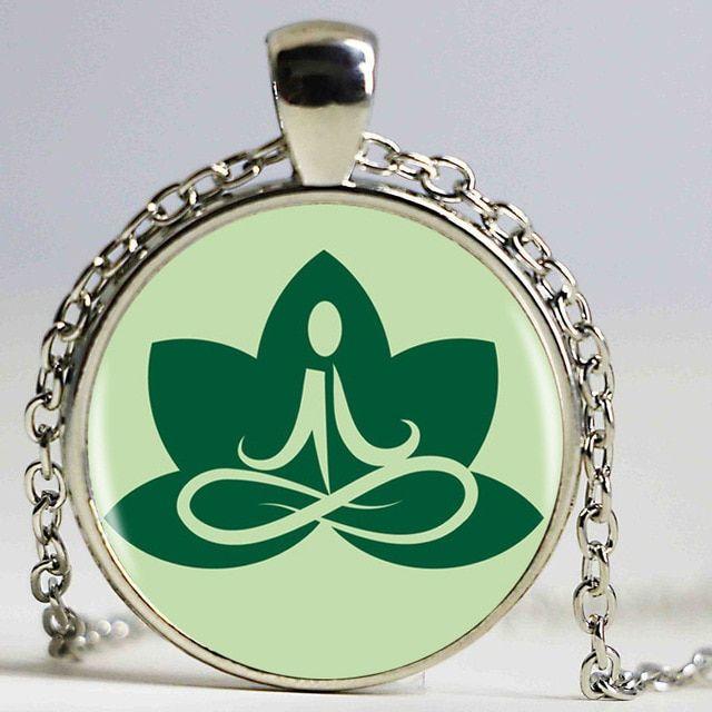 Buddhism Logo - Buddhism Mandala Logo Pendant Necklace Om Yoga Art Chakra Sacred ...