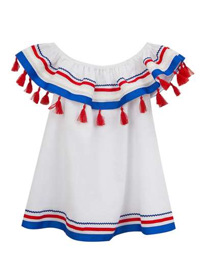 Red White and Blue Clothing Logo - Patriotic Dresses & Outfits | Girls | Rare Editions Outlet