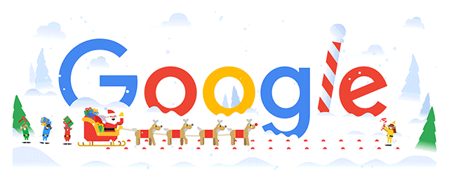 Happy Holidays Logo - Google Begins Their Happy Holidays Doodle Show