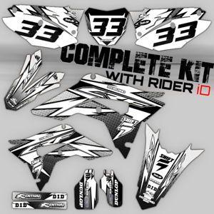 Black and White Dirt Bike Logo - Details about 2012 2013 2014 2015 2016 HONDA 250 L DIRT BIKE GRAPHICS BLACK WHITE DECALS