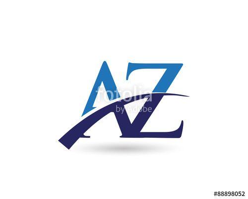 Fotolia.com Logo - AZ Logo Letter Swoosh