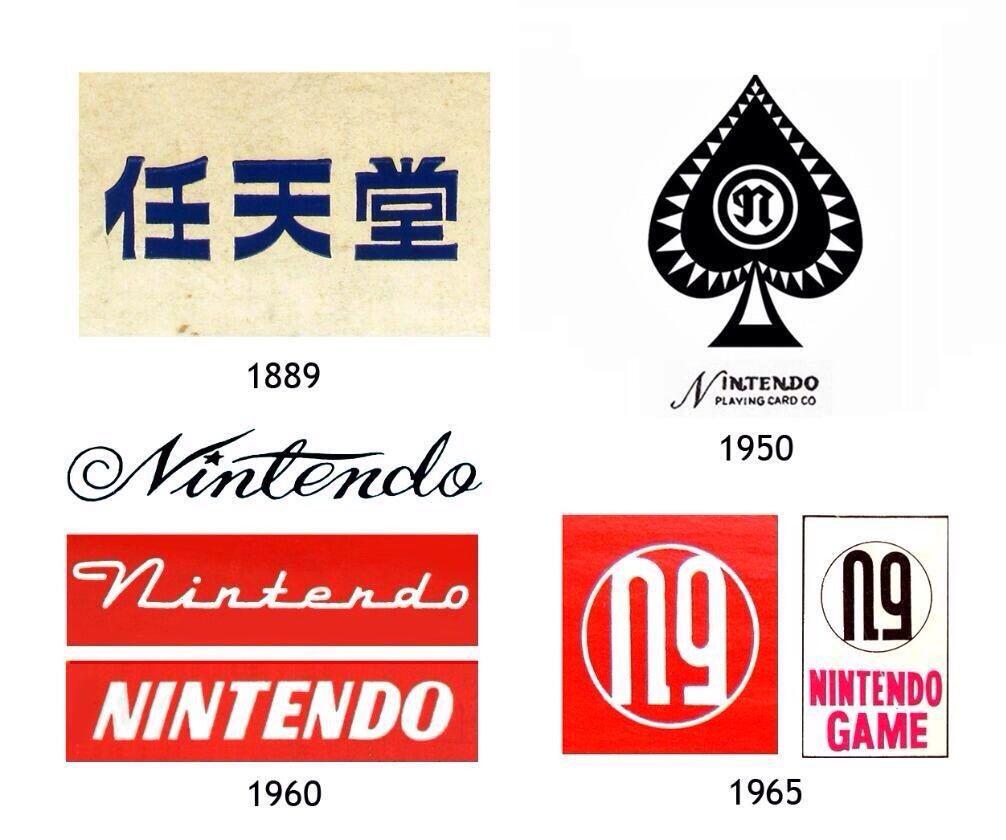 Old Nintendo Logo - Nintendo logo evolution 1889 - 1965 | Logo | Logos, Typography logo ...