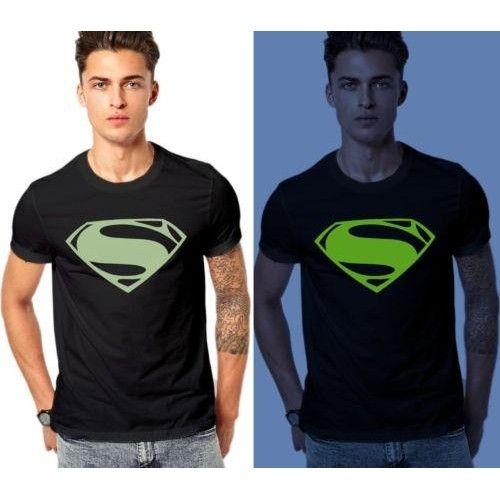 Glow in the Dark Superman Logo - Buy Royal Nesher Black Glow In The Dark Superman Logo Radium ...