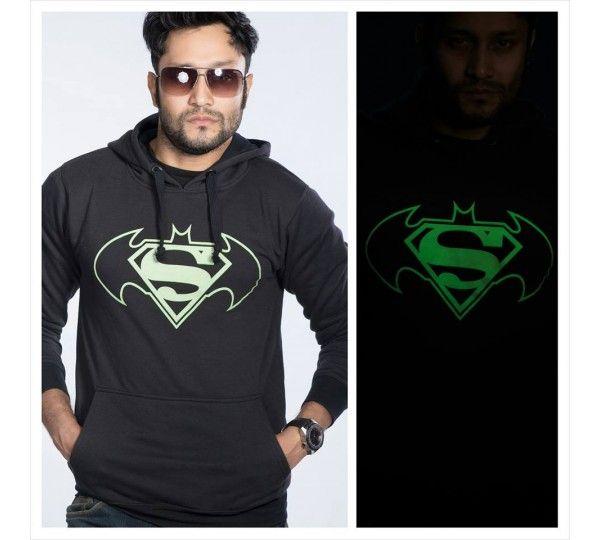 Glow in the Dark Superman Logo - Batman Vs Superman Glow in the Dark Hoodie - Buy Batman Vs Superman ...