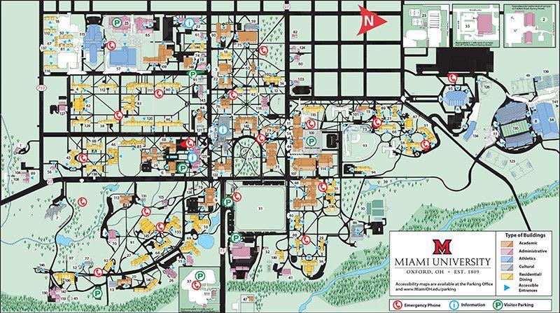 Modern Map Logo - School Of Business University Of Miami Logo New Oxford Campus Maps ...