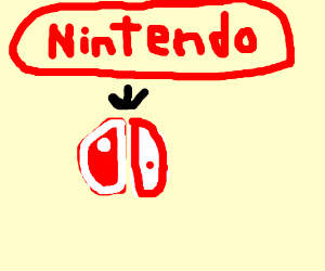 Old Nintendo Logo - old NES logo is now new switch logo drawing by GoldenSandslash ...