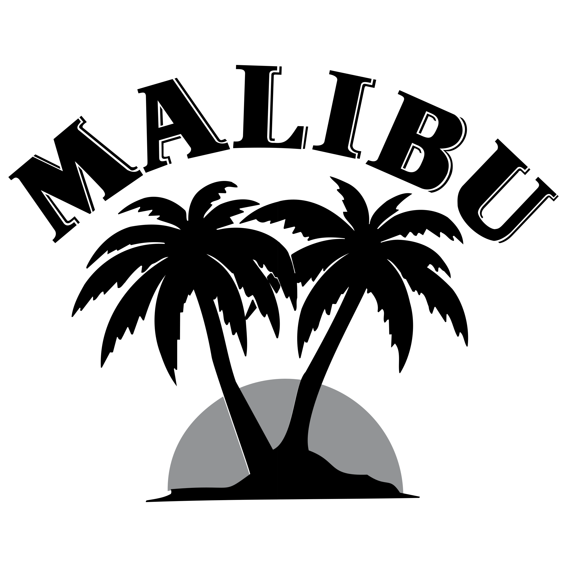 Malibu Logo - Malibu Logo PNG Transparent & SVG Vector - Freebie Supply
