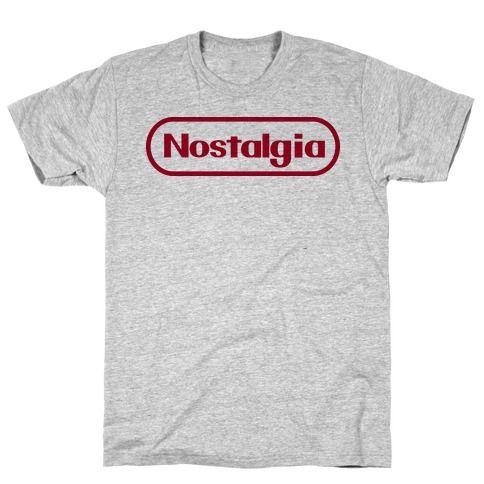Old Nintendo Logo - Nostalgia (Old Nintendo Logo) T-Shirt | LookHUMAN