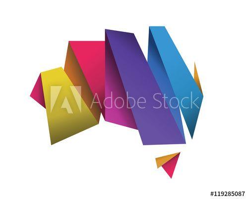 Modern Map Logo - Modern Australia Logo Sharp Polygonal Gradient Australia