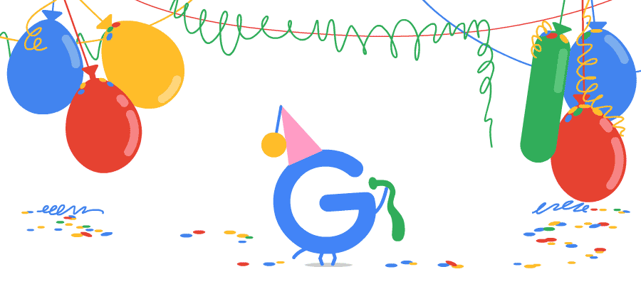 Happy Google Logo - When is Google's birthday? Doodle suggests its September 27