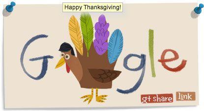 Happy Google Logo - Google + Sharable Google Logo For Thanksgiving