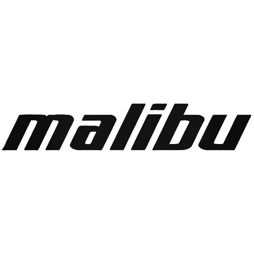 Malibu Logo - Malibu Logo Vinyl Decal Sticker